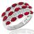 1.50ct Ruby 0.90ct Diamond Gold Ring