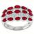 1.50ct Ruby 0.90ct Diamond Gold Ring | Israel Rose