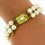 Estate Mikimoto Double Strand Pearl 18k Yellow Gold Clasp Bracelet