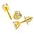 Diamond 14k Yellow Gold Stud Earrings