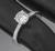 0.86ct diamond 18k gold ring on model photo