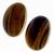 diamond tiger eye 18k yellow gold earrings 3