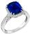 Tacori 3.87ct Sapphire 0.80ct Diamond Engagement Ring Photo 1