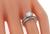 tacori 0.84ct diamond engagement ring and wedding band set photo 2