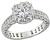 Tacori GIA Cert 2.03ct Engagement Ring and Wedding Band Set