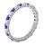 platinum sapphire diamond eternity wedding band 4