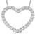 tiffany & co 1.30ct diamond heart necklace photo 2