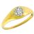 Victorian 0.75ct Old Mine Cut Diamond 14k Yellow Gold  Ring 