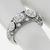 antique diamond silver ring 2