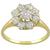 Old Mine Cut Diamond 14k Yellow Gold Ring