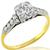 Victorian 1.00ct Diamond Gold Engagement Ring