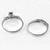  14k white gold diamond engagement ring and wedding band set 4