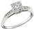 Vintage 0.46ct Diamond Engagement Ring Photo 1