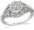 Vintage 0.45ct Diamond Engagement Ring