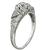 0.45ct Diamond Art Deco Engagement Ring
