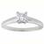  diamond solitaire  platinum engagement ring 1