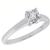  diamond solitaire  platinum engagement ring 3