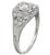 0.52ct Diamond Art Deco Engagement Ring