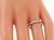 Round Cut Diamond Platinum Eternity Wedding Band