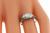 Edwardian Round Cut Diamond 14k Gold Engagement Ring