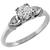 diamond 14k white gold engagement ring 1