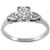 diamond 14k white gold engagement ring 3