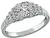 Vintage 0.77ct Diamond Engagement Ring Photo 1