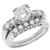 diamond platinum engagement ring wedding band set 1