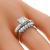 diamond platinum engagement ring wedding band set 2