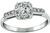 Vintage 0.82ct Diamond Engagement Ring Photo 3