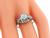 art deco diamond emerald engagement ring 2