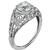 18k White Gold Diamond Engagement Ring