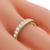 Vintage 1.00ct Round Cut Diamond Eternity 14k Yellow Gold Wedding Band