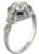 1.20ct Diamond Art Deco Engagement Ring