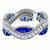 18k white gold diamond and sapphire eternity wedding band 4