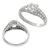 diamond  platinum engagement ring 3