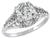 vintage 1.55ct diamond engagement ring photo 1
