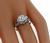 Vintage 1.65ct Diamond Sapphire Engagement Ring Photo 2