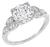 vintage 1.68ct diamond engagement ring photo 1