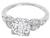 vintage 1.68ct diamond engagement ring photo 3