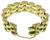 Vintage 1940s Two Tone Gold Bracelet Photo 4