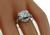 Vintage 2.12ct Diamond Sapphire Engagement Ring Photo 2