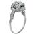 Vintage 2.12ct Diamond Sapphire Engagement Ring Photo 4