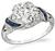 Vintage 2.14ct Diamond Engagement Ring