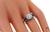 Vintage 2.16ct Diamond 1.00ct Sapphire Engagement Ring Photo 2