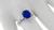 3.52ct sapphire diamond engagement ring photo 2