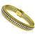 Vintage 4.95ct Round Cut Diamond Tennis 14k Yellow Gold Bracelet 
