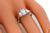 vintage 1.01ct diamond engagement ring photo 2