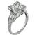 Art Deco Diamond Platinum Engagement Ring