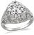 Vintage 3.28ct Diamond Engagement Ring